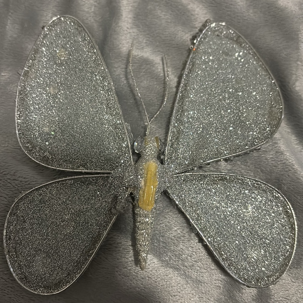 Lot of silver Christmas decor - Picture 9 of 15